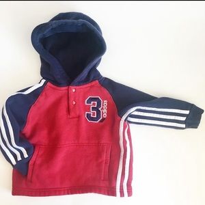 Adidas ⚽️ 18 Mths Toddler Baby Hoodie Sweatshirt #sustainablebaby #vintageadidas